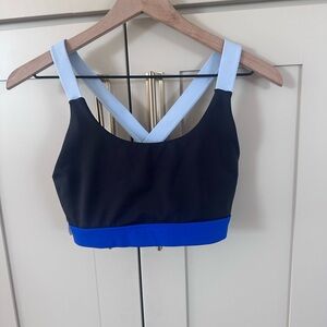 WILO Black and Blue Sports Bra